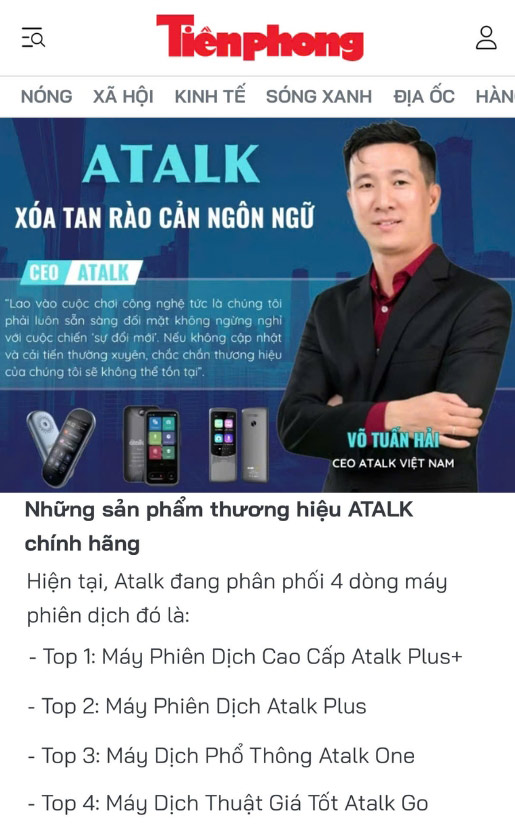 ATALK - Thương Hiệu Phiên Dịch Tối Ưu Cho Người Việt