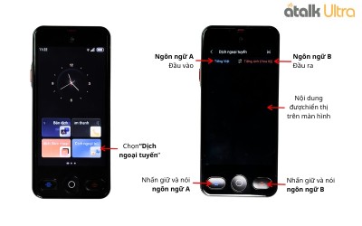 Hướng Dẫn Sử Dụng Tính Năng Dịch Ngoại Tuyến Trên Máy Phiên Dịch ATalk Ultra