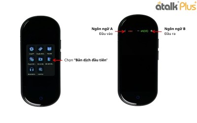 Hướng Dẫn Sử Dụng Tính Năng Dịch Văn Bản Trên Máy Phiên Dịch ATalk Plus+ 150 Ngôn Ngữ