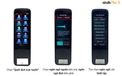 Hướng dẫn Scan - Quét Dịch OFFLINE trên bút phiên dịch ATalk Pen 5