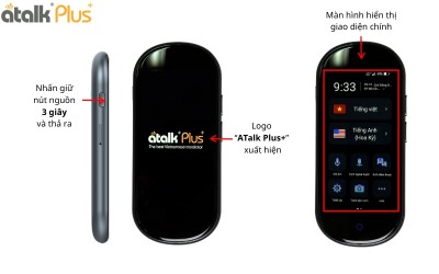 Hướng Dẫn Sử Dụng Nút Thiết Lập Trên Máy Phiên Dịch ATalk Plus+ 150 Ngôn Ngữ
