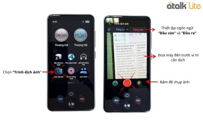 Hướng Dẫn Sử Dụng Tính Năng Dịch Hình Ảnh Trên Máy Phiên Dịch ATalk Lite