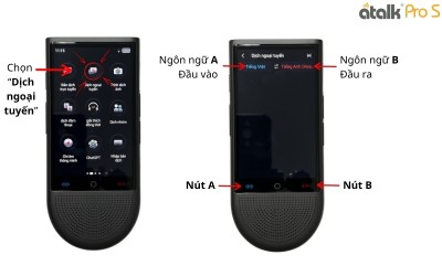 Hướng Dẫn Sử Dụng Tính Năng Dịch Ngoại Tuyến (Offline) Máy Phiên Dịch ATalk Pro S