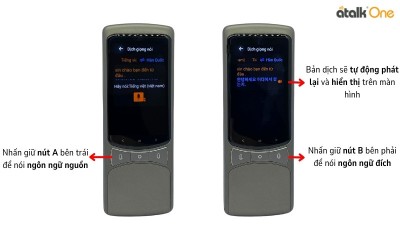 Hướng Dẫn Sử Dụng Tính Năng Dịch Giọng Nói Trực Tuyến ATalk One