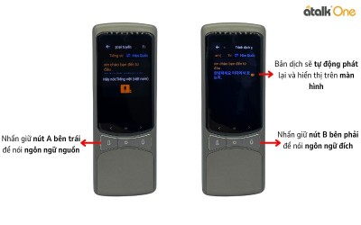 Hướng dẫn sử dụng Tính năng Dịch Ngoại Tuyến máy phiên dịch ATalk One