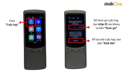 Hướng dẫn sử dụng tính năng Dịch hội nhóm trên máy phiên dịch ATalk One