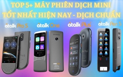TOP 5+ Dòng Máy Phiên Dịch Cầm Tay Mini TỐT NHẤT 2025 - Dịch Chuẩn Chỉ 0,1 Giây