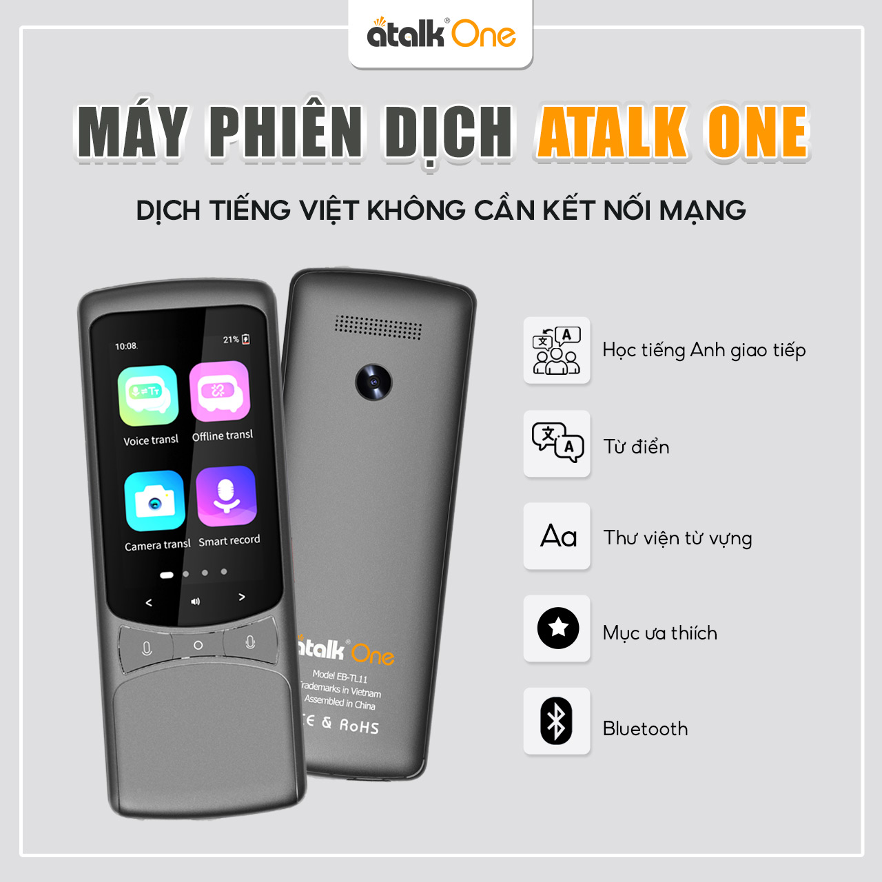 ATalk One Tích Hợp Nhiều Tiện Ích Thông Minh