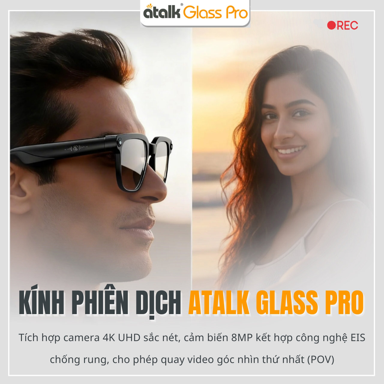 Kính Phiên Dịch Thông Minh ATalk Glass Pro