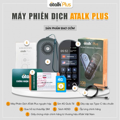 Bên Trong Hộp ATalk Plus Có Gì