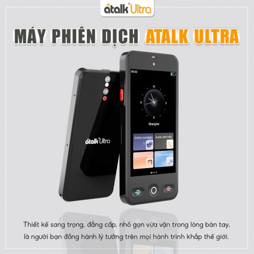 Máy ATalk Ultra Được Thiết Kế Nhỏ Gọn Và Sang Trọng