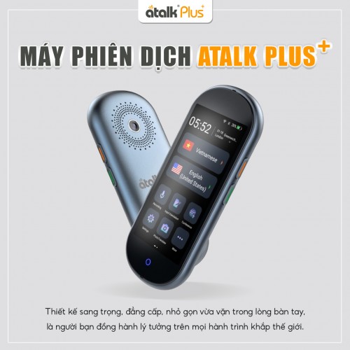 Máy Dịch ATalk Plus+ Có Thiết Kế Nhỏ Gọn Và Sang Trọng