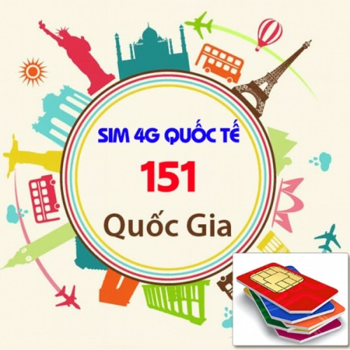 Sim 4G Quốc Tế ATALK - 151 Quốc Gia