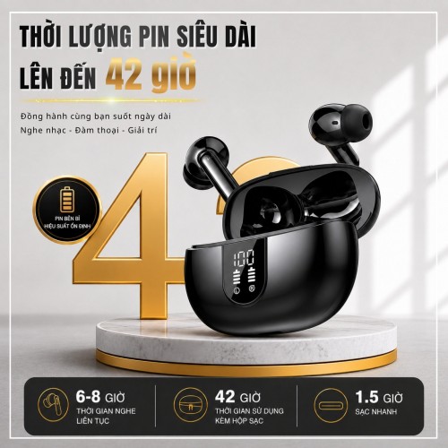 Tai Nghe Dịch Thuật ATalk Buds Neo Sở Hữu Dung Lượng Pin Ấn Tượng