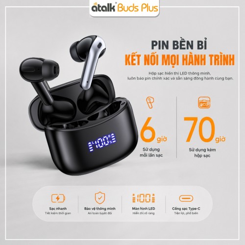 Tai Nghe Thông Minh ATalk Buds Plus - Hiểu Nhau Không Cần Cùng Ngôn Ngữ