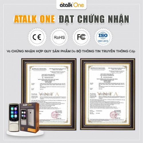 Thiết Bị ATalk One Đạt Chứng Nhận Hợp Quy