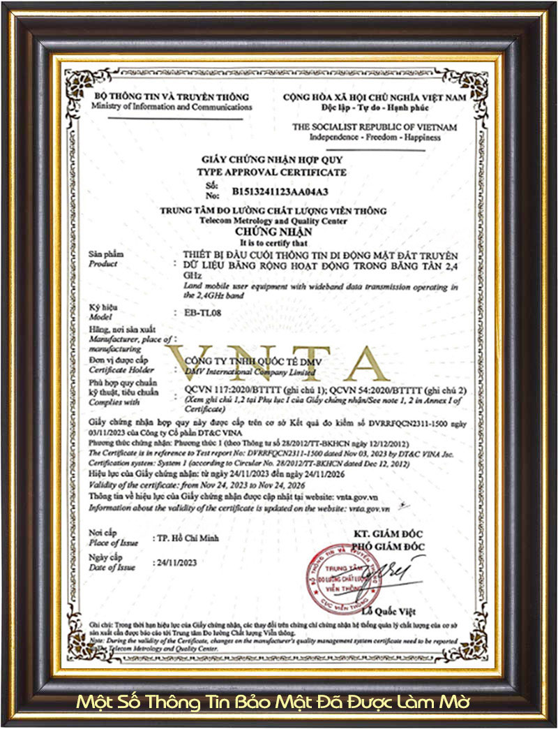 Chứng Nhận Hợp Quy