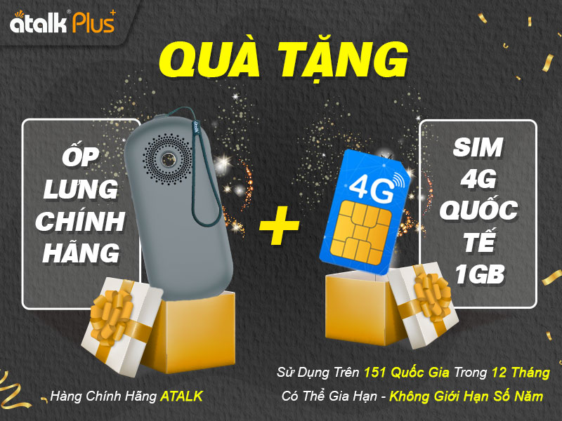 Quà Tặng Đi Kèm Khi Mua Máy Dịch Thuật ATalk Plus+