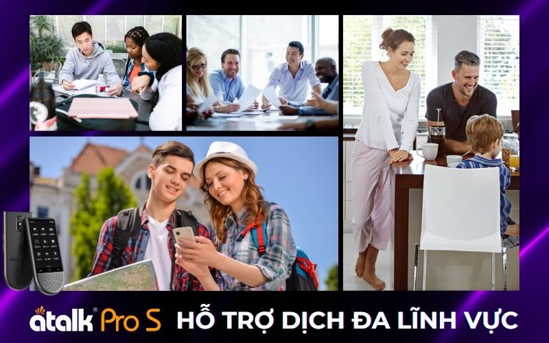 Máy phiên dịch đa ngôn ngữ ATalk Pro S - hỗ trợ dịch thuật đa lĩnh vực Máy phiên dịch đa ngôn ngữ ATalk Pro S - hỗ trợ dịch thuật đa lĩnh vực