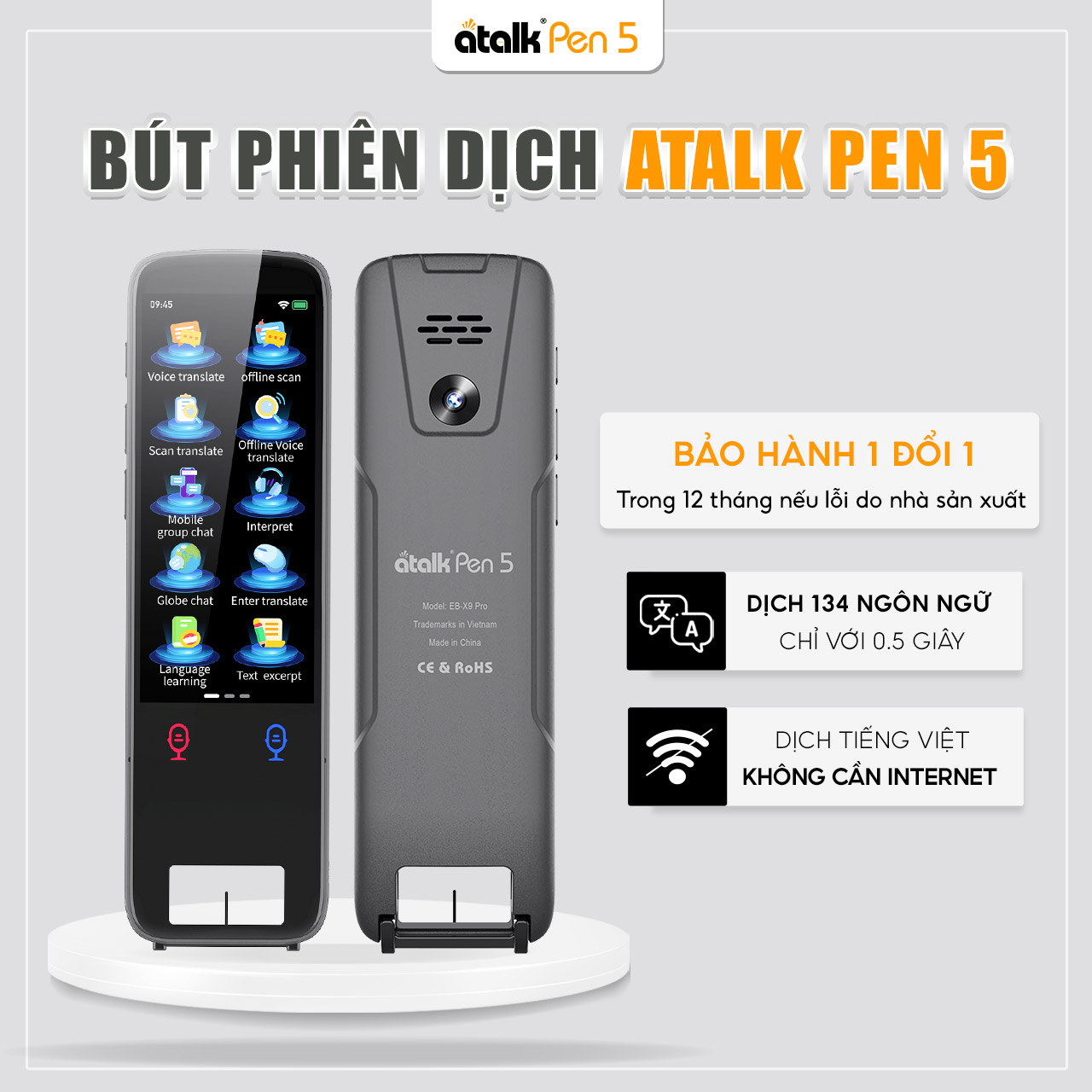 Bút Phiên Dịch ATalk Pen 5