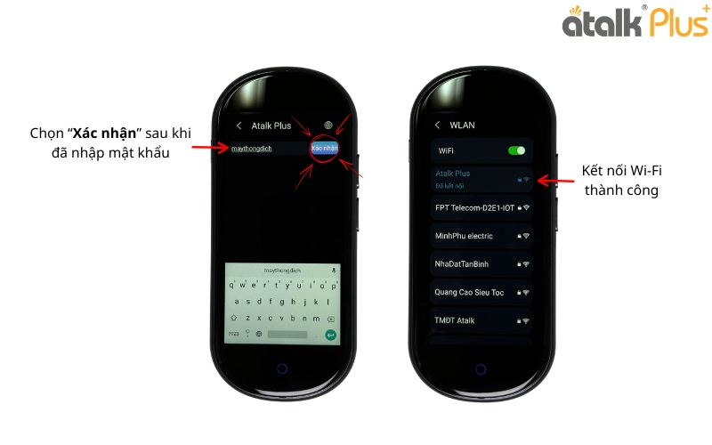 Cách Kết Nối Wi-Fi Nhanh Chóng Trên Máy Dịch Cầm Tay ATalk Plus+ 150