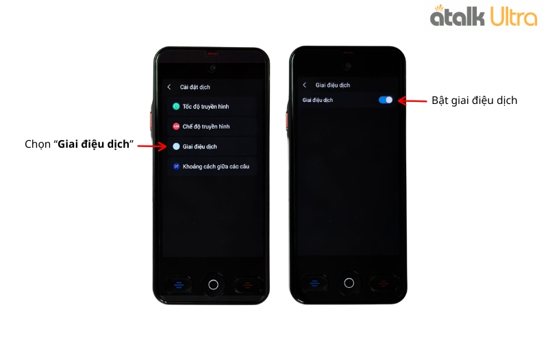 Cách Tùy Chỉnh Giai Điệu Dịch