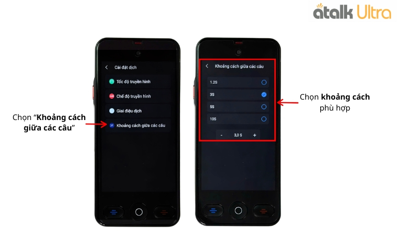 Tùy Chỉnh Khoảng Cách Giữa Các Bản Dịch