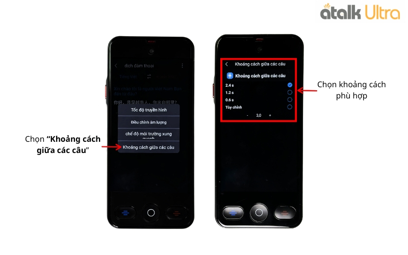 Tùy Chỉnh Khoảng Cách Giữa Các Câu
