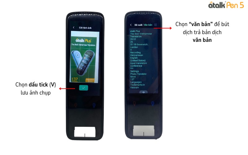 Bút dịch ATalk Pen 5trả kết quả dạng dịch bằng văn bản Bút dịch ATalk Pen 5trả kết quả dạng dịch bằng văn bản