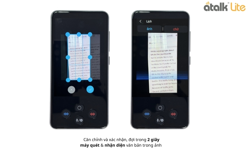 Cách Dịch Hình Ảnh Bằng Camera Trên Máy Phiên Dịch Ngôn Ngữ ATalk Lite
