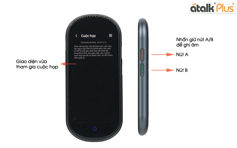 Hướng dẫn sử dụng tính năng dịch hội nhóm trên máy phiên dịch Atalk Plus+ (16GB)