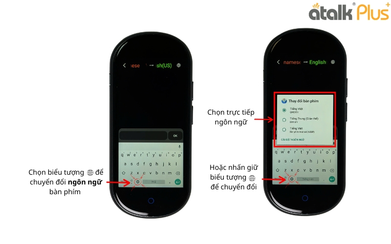 Chuyển Đổi Sang Ngôn Ngữ Vừa Tải Xuống