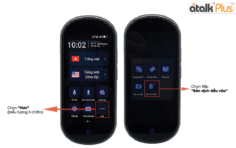 Hướng dẫn sử dụng Tính năng dịch văn bản trên máy phiên dịch Atalk Plus+ (16 GB) Hướng dẫn sử dụng Tính năng dịch văn bản trên máy phiên dịch Atalk Plus+ (16 GB)