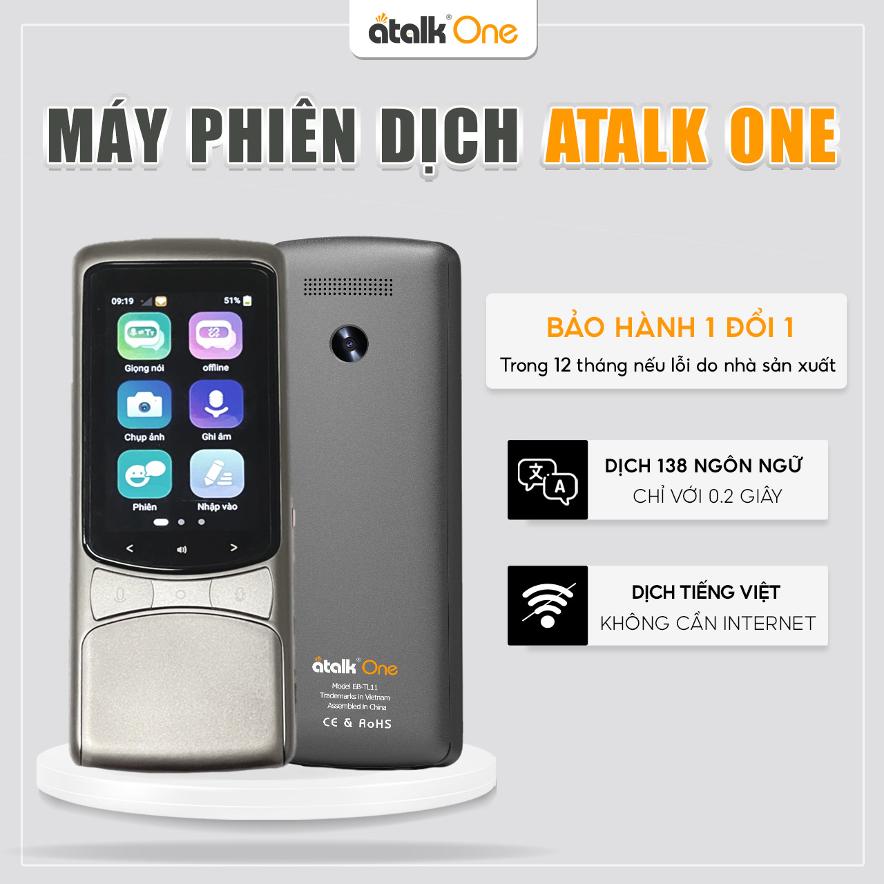 Máy Phiên Dịch ATalk One