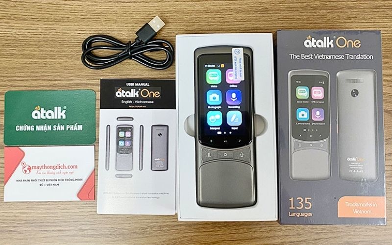 Máy Dịch Ngôn Ngữ Offline ATalk One Máy Dịch Ngôn Ngữ Offline ATalk One
