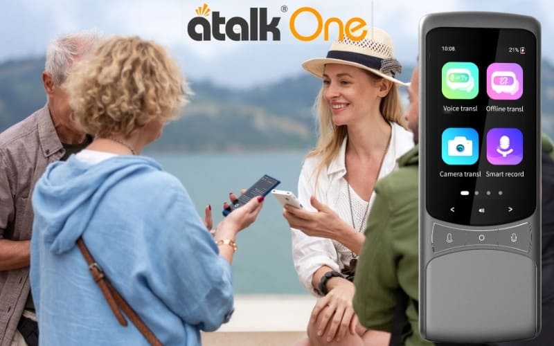 Máy thông dịch Tiếng Anh Atalk One - phiên dịch 135 thứ tiếng Máy thông dịch Tiếng Anh Atalk One - phiên dịch 135 thứ tiếng