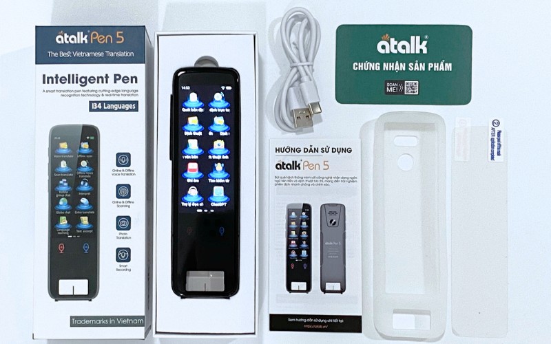 Bút dịch ngoại ngữ thông minh ATalk Pen 5 Bút dịch ngoại ngữ thông minh ATalk Pen 5