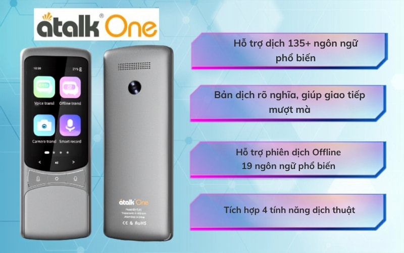 Máy Dịch Tiếng Đức Sang Tiếng Việt ATalk One
