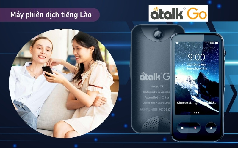 máy phiên dịch cầm tay ATalk Go máy phiên dịch cầm tay ATalk Go