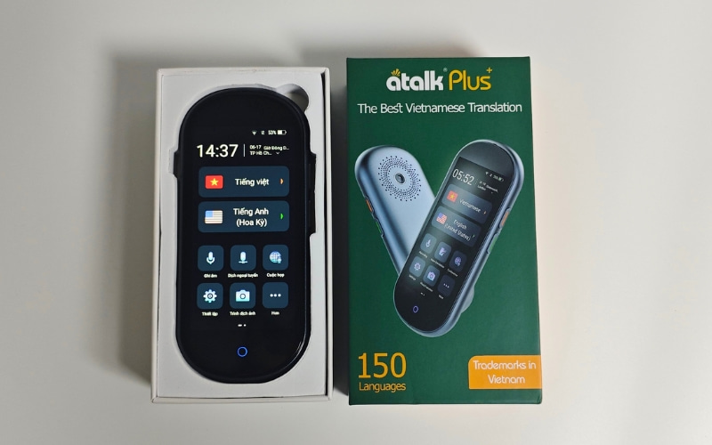 Máy Phiên Dịch Tiếng Myanmar ATalk Plus+ - Dịch Tự Động Không Cần Bấm Nút