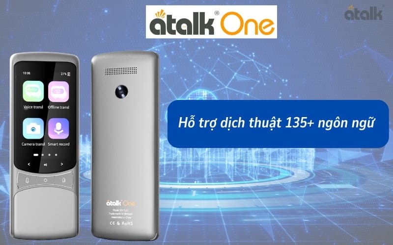 Máy Dịch Ngôn Ngữ Quảng Đông Trung Quốc ATalk One