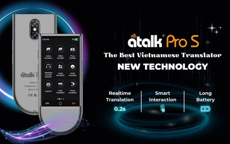 Máy Phiên Dịch Offline Tiếng Rumani ATalk Pro S