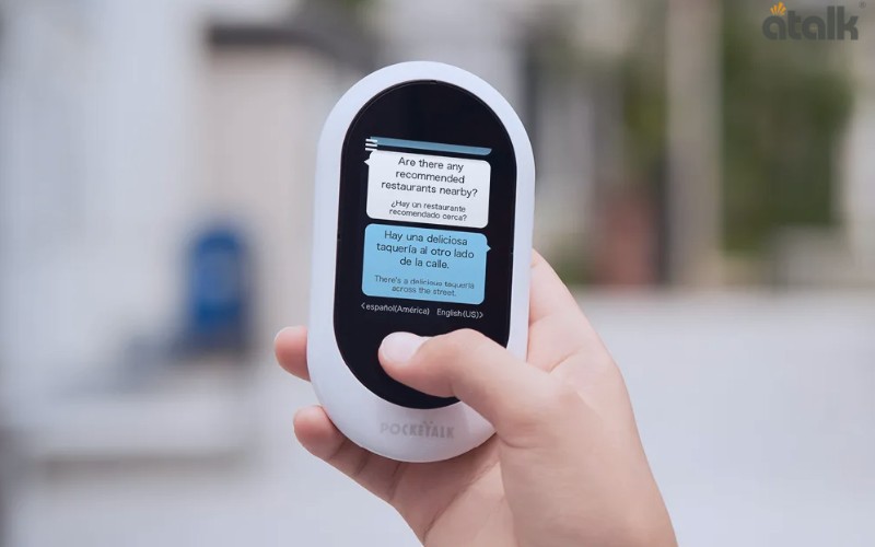 Máy thông dịch tiếng Tây Ban Nha Pocketalk Máy thông dịch tiếng Tây Ban Nha Pocketalk