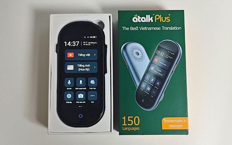 Máy Phiên Dịch Tiếng Thái ATalk Plus+ - Dịch Tự Động Không Cần Bấm Nút Máy Phiên Dịch Tiếng Thái ATalk Plus+ - Dịch Tự Động Không Cần Bấm Nút