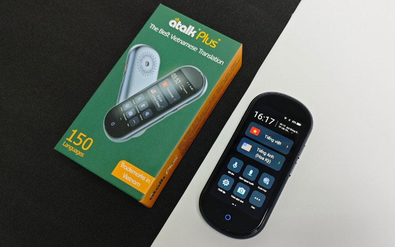 Máy Thông Dịch Tiếng Thổ Nhĩ Kỳ ATalk Plus+ - Dịch Tự Động Không Cần Bấm Nút
