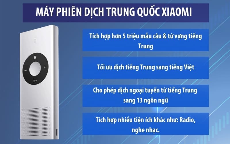 Máy phiên dịch Trung Quốc Xiaomi