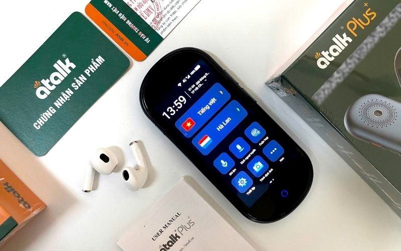 ATalk Plus+ 16GB - Máy Phiên Dịch Tiếng Việt Cao Cấp