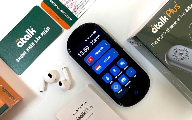 Atalk Plus+ (16GB - New) Máy Phiên Dịch tốt nhất - Dịch Offline tiếng Việt
