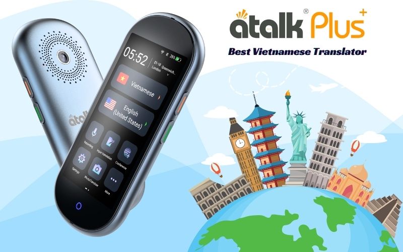 Máy phiên dịch 2 chiều tốt nhất thế giới - Atalk Plus+ (New Version)