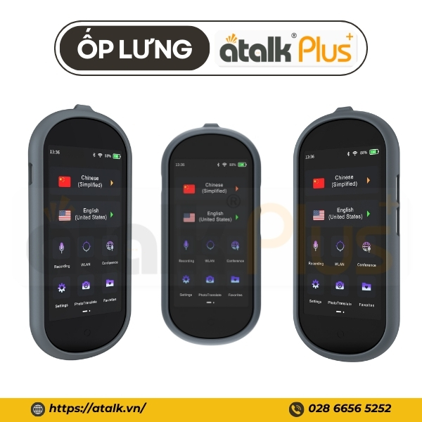 Ốp lưng máy phiên dịch Atalk Plus+ & Atalk Plus - Thương hiệu Atalk Việt Nam Chính hãng